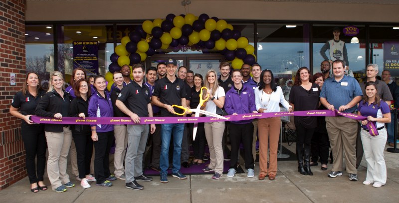 Joey Logano Planet Fitness