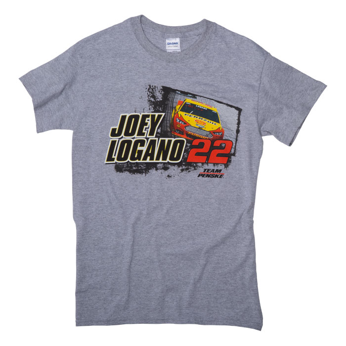 Joey Logano – Joey Logano Grey Splash Tee